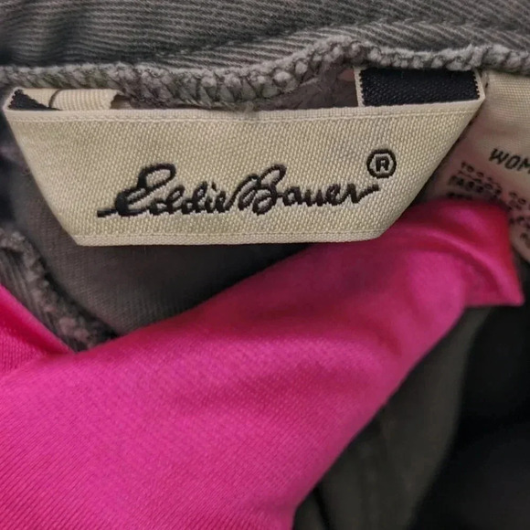 Vintage Eddie Bauer 90s Denim Maxi Skirt Grey/Gray Size 12 Modest 100% Cotton - Picture 7 of 11